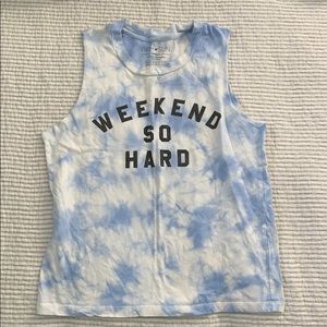 Tie dye tank-M
